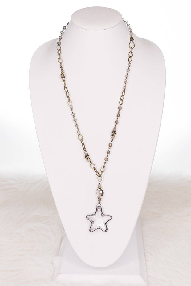 Shooting Star Necklace (Long)