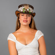 Leather and Lace Hat Band - Style True Love