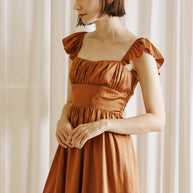 A-Line Mini Dress with Corset