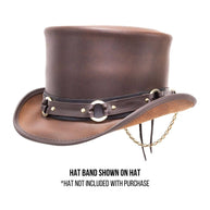 Genuine Leather Hat Band - Style SR2
