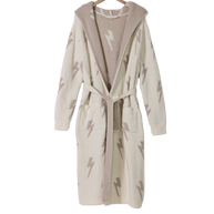 New Hooded Lightning Bolt Luxe Robe