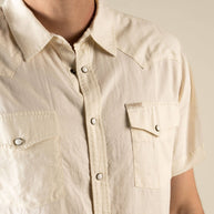 Sendero Wyatt Pearl Snap Shirt, White