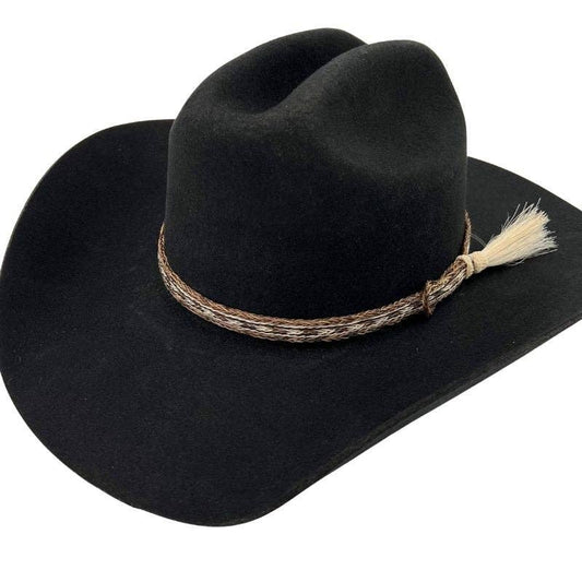 Horsehair Braided Single Tassel Hat Band - Paint