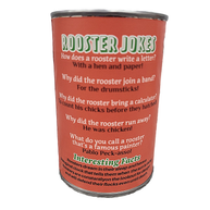 Canned Rooster Stuffed Animal