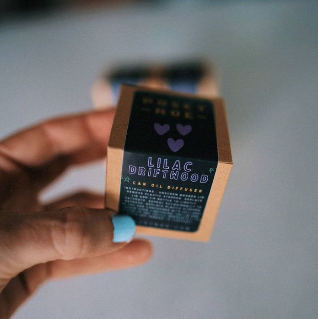 Lilac Driftwood Scented Oil Car Diffuser