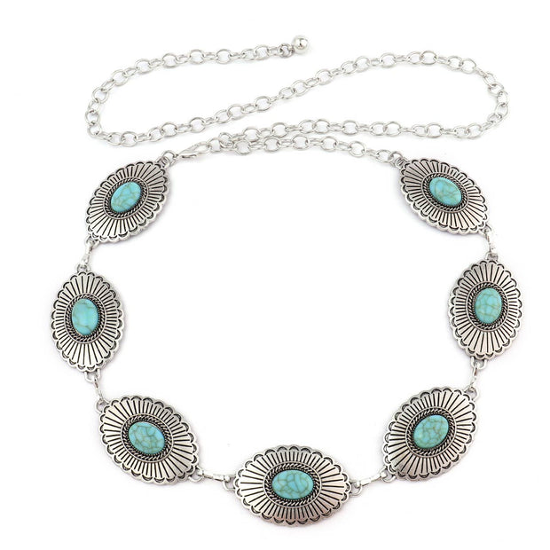 Antique SILVER with Turquoise