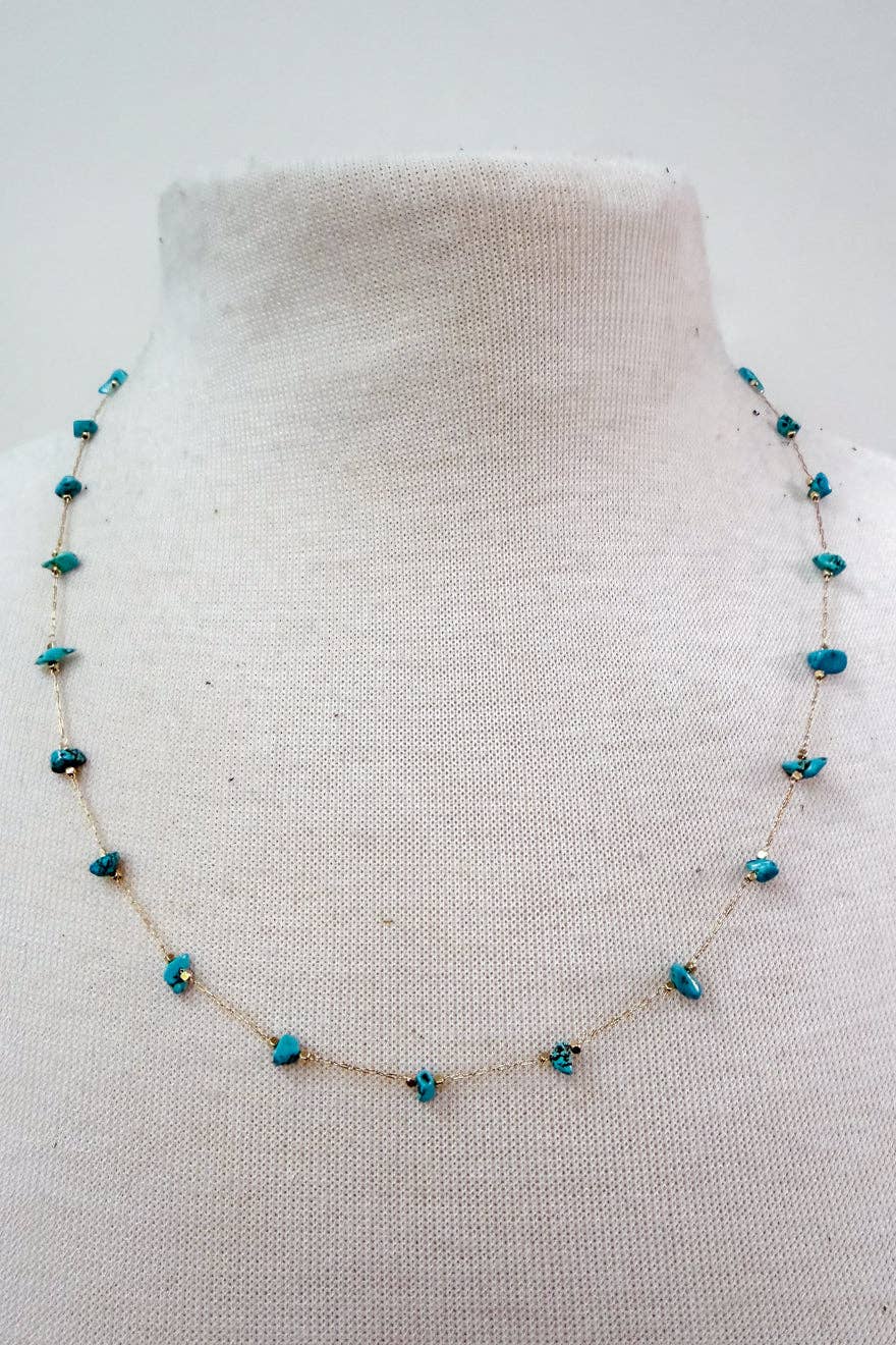 Laura Necklace- Turquoise