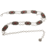 Navajo-Style Concho Chain Belt
