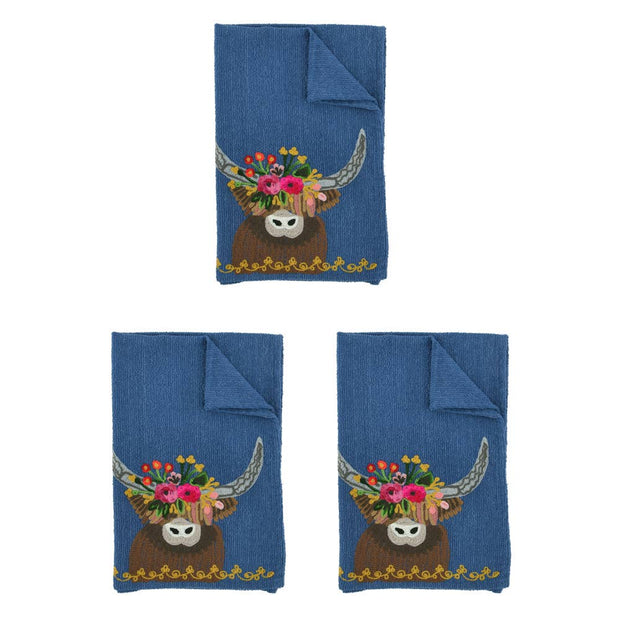 Highland Cow Terry Towel