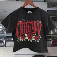 Outlaw Cropped T-shirt