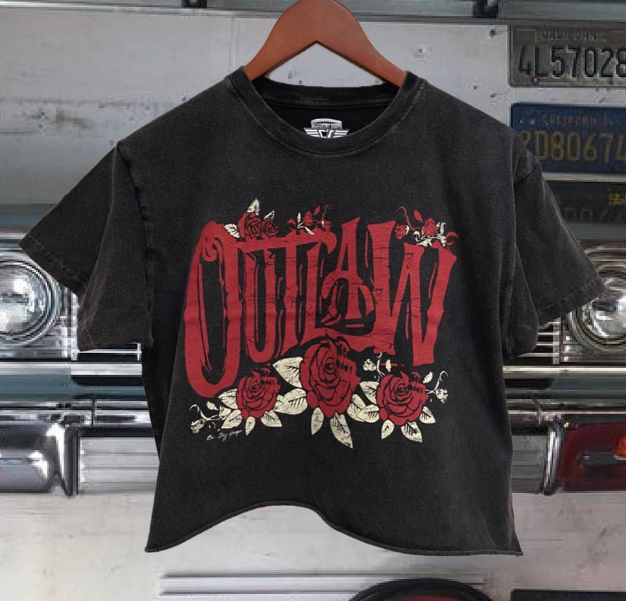 Outlaw Cropped T-shirt