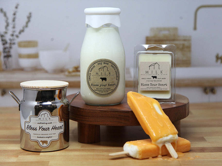 Milk Bottle Candle 13 oz