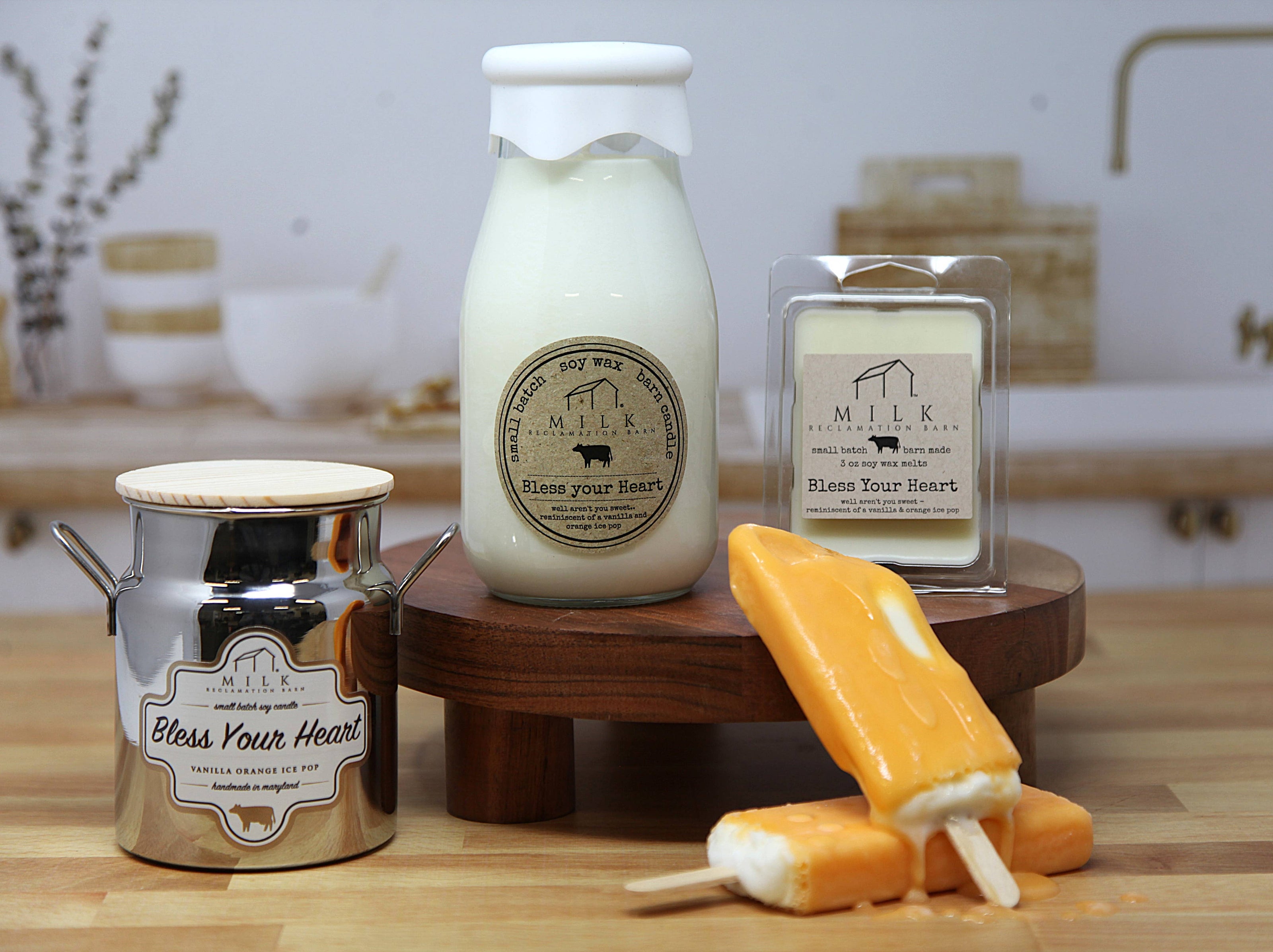 Milk Bottle Candle 13 oz