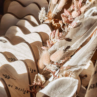 Women's Brass & Silk Hatband