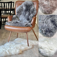 RODEO Genuine Sheepskin Rug – Premium Shearling Decor: Beige
