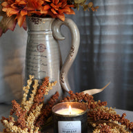 Rustic Barn Metal Candle - 10 oz: Santal & Rosewood