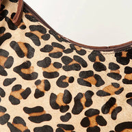 American Darling Hobo Bag Hair-On Hide with Tooled Leather Strap