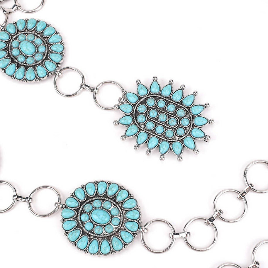 Turquoise Concho Belt