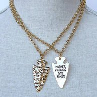 Girl Power Necklace in Gold