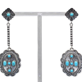 Concho Drop Errings 0696