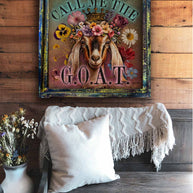Goat - Square Framed Artwork