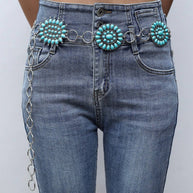 Turquoise Concho Belt