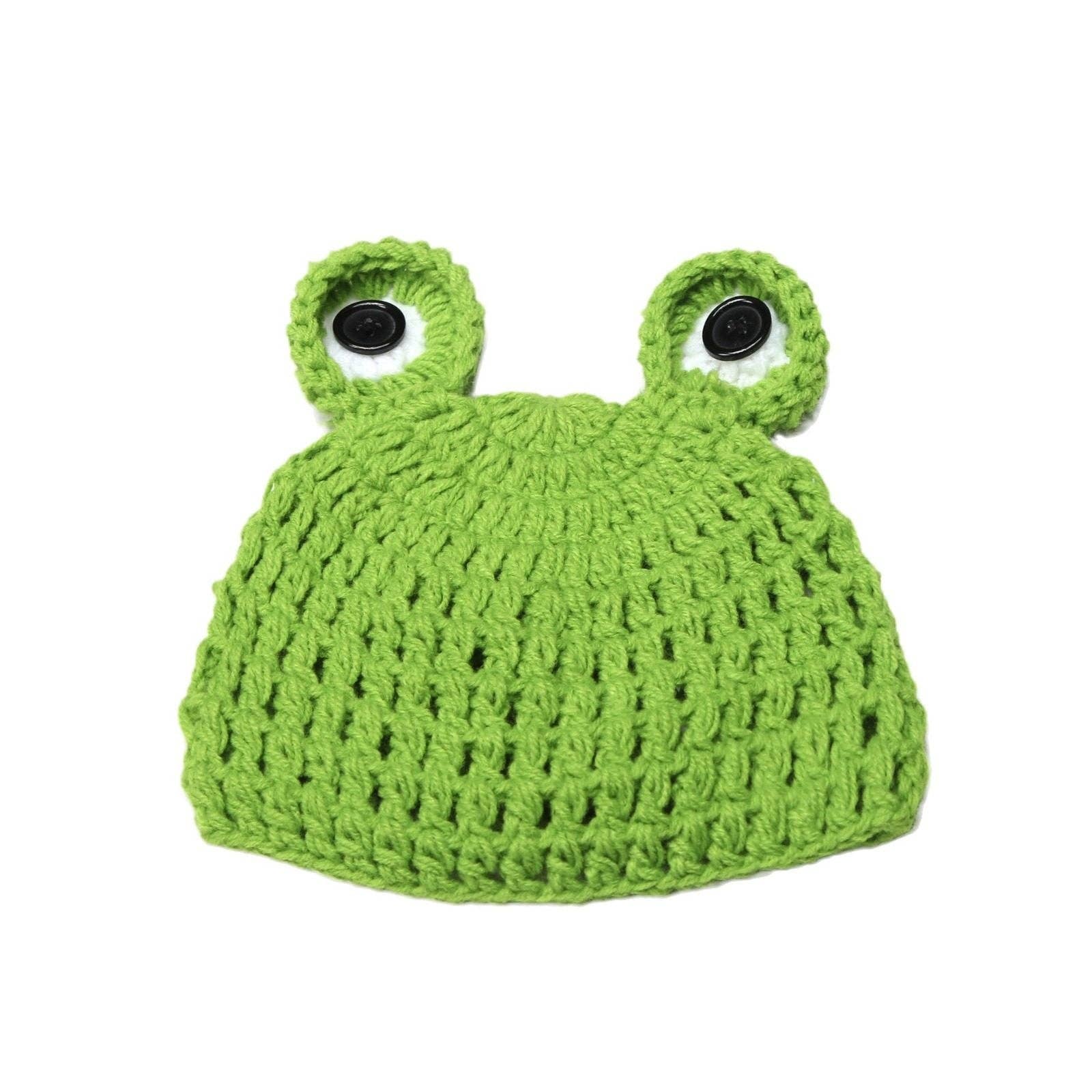 Baby Frog Crochet Hat