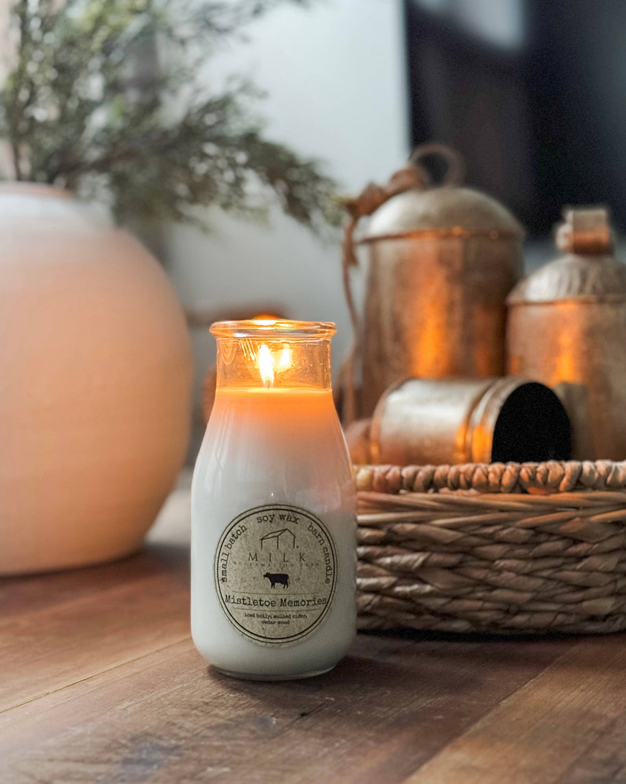 Milk Bottle Candle 13 oz