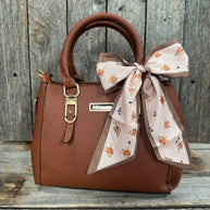 Pink and Tan Western Skinny Mini Wild Rag / Cowgirl Necktie #TW136