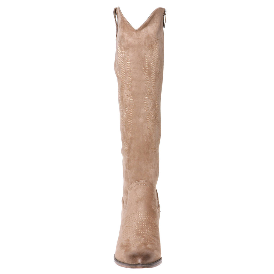 Pierre Dumas Faux Suede Boots