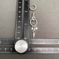 Gothic Hand Catch Star Huggie Earrings