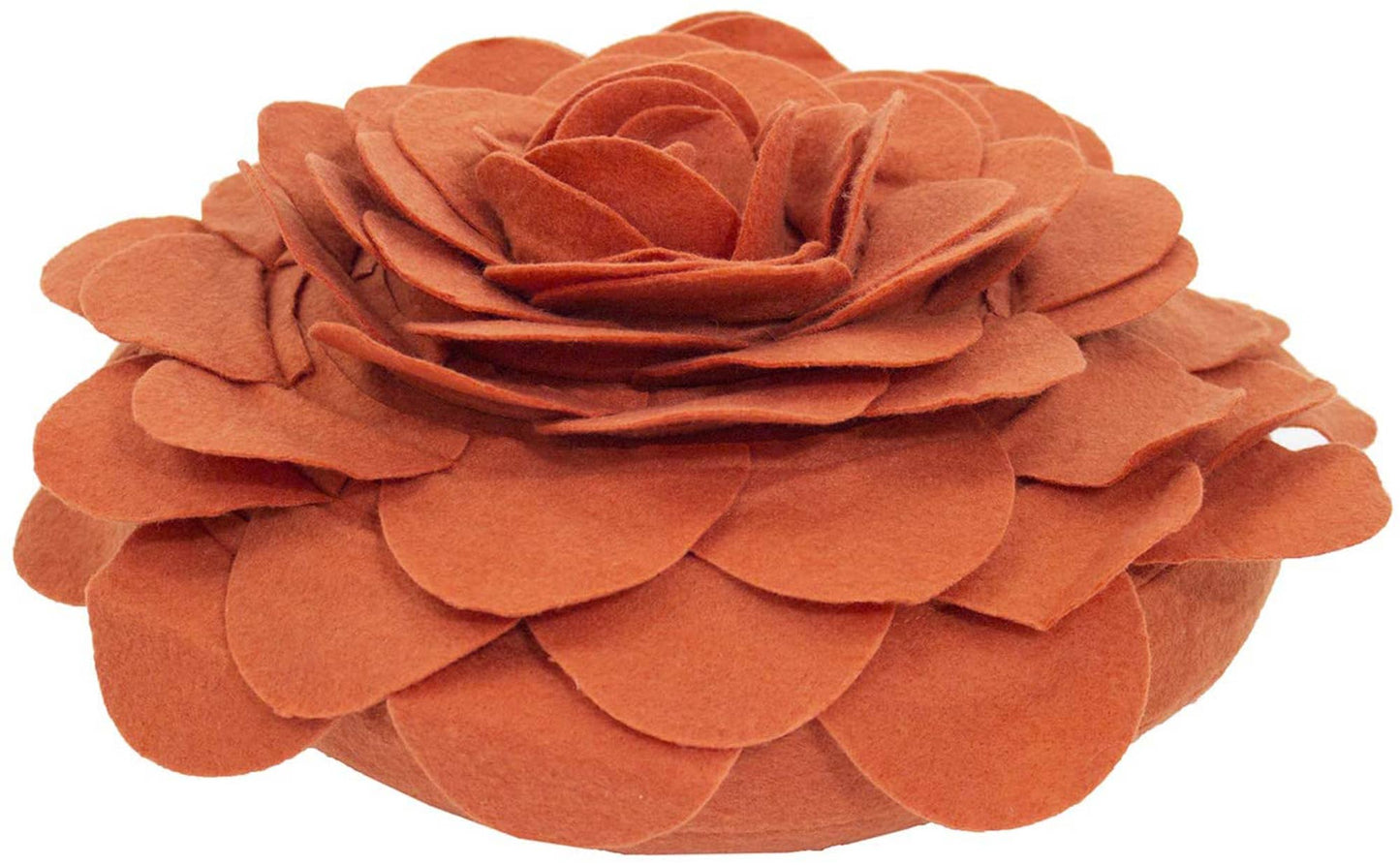 3D Rose Flower Petal Decorative Throw Pillow with Inserts