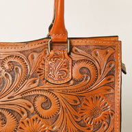 Tooled Leather Tote