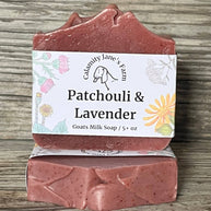 Patchouli & Lavender Goats Milk  Soap