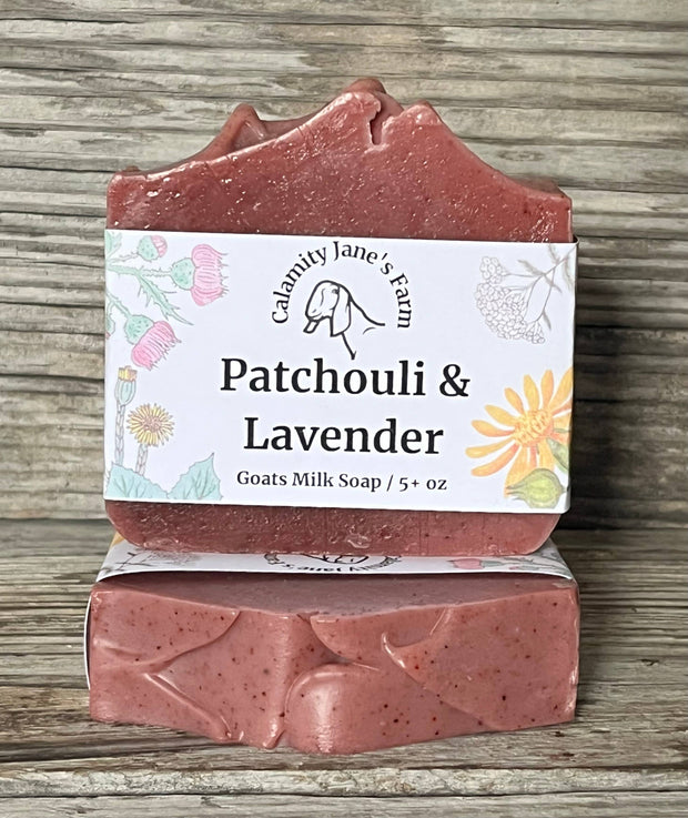 Patchouli & Lavender Goats Milk  Soap