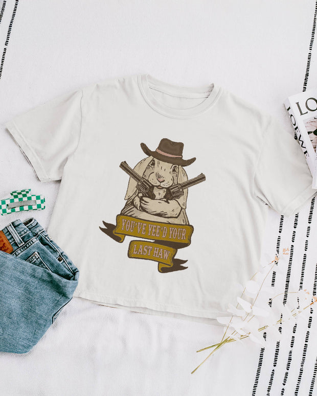 Bunny Cowgirl Boxy Crop Top