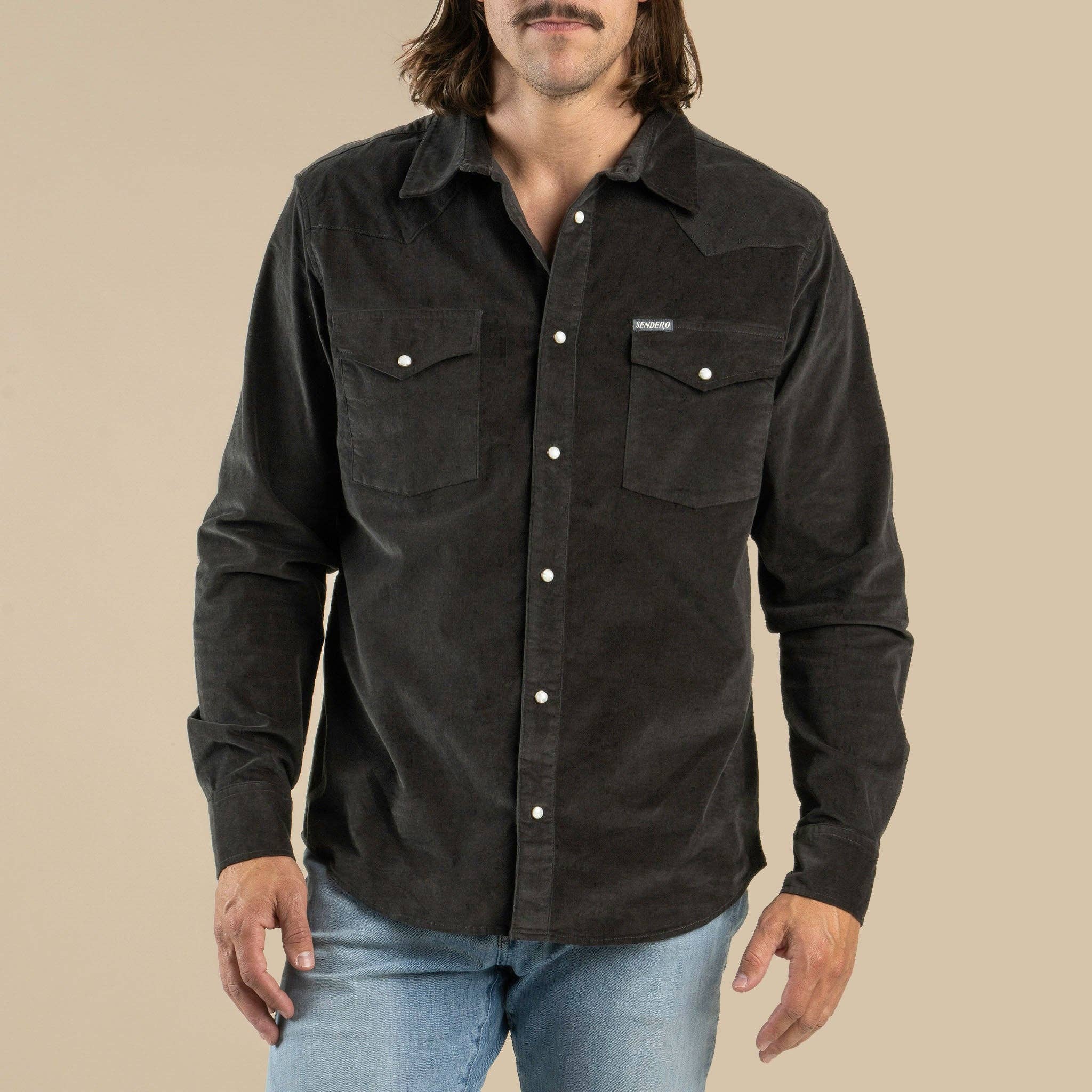 Sendero Wyatt Long Sleeve Corduroy Shirt