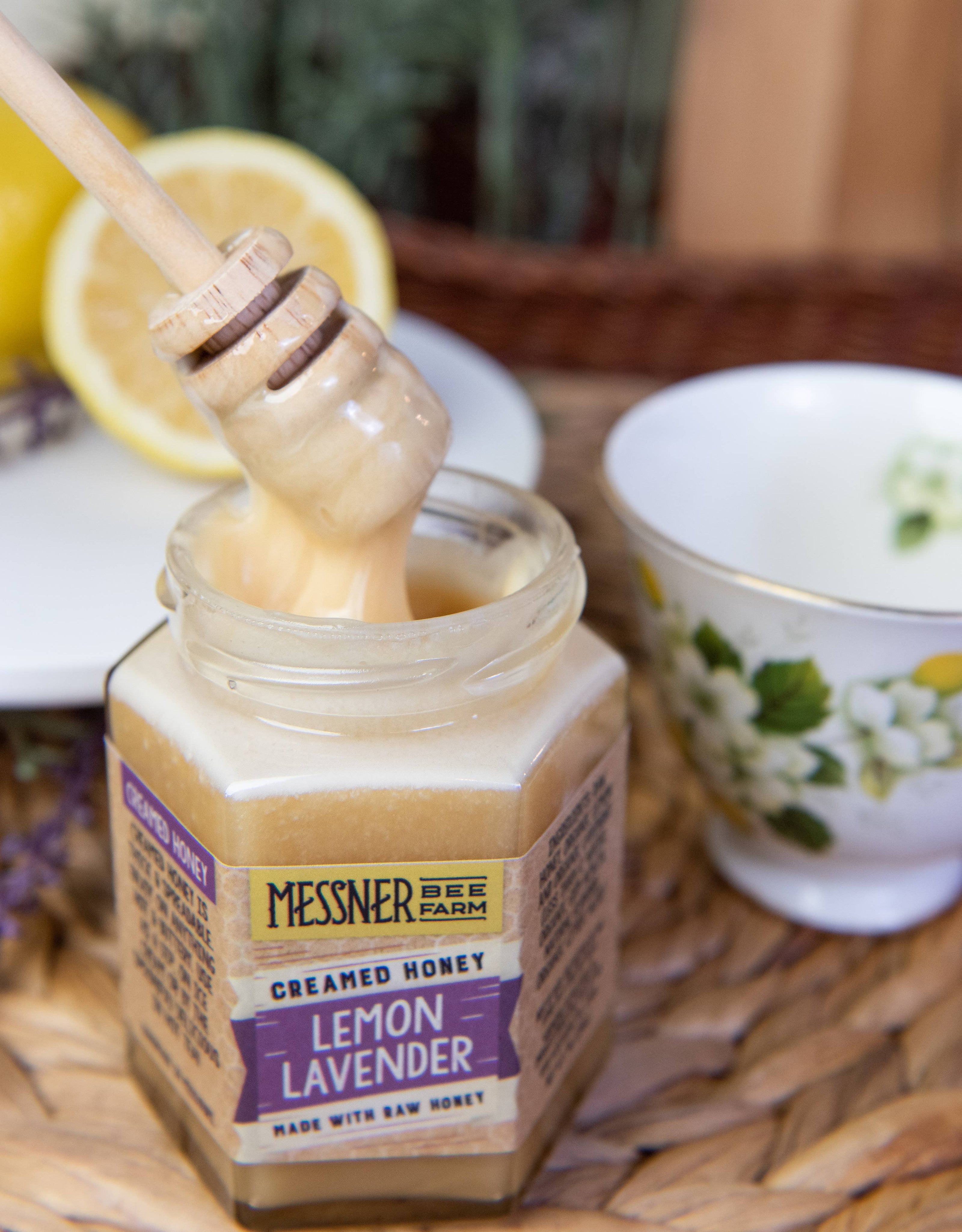 Lemon Lavender Creamed Honey, 9oz