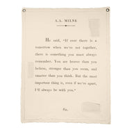 Canvas Wall Hanging - A.A. Milne - 31.5