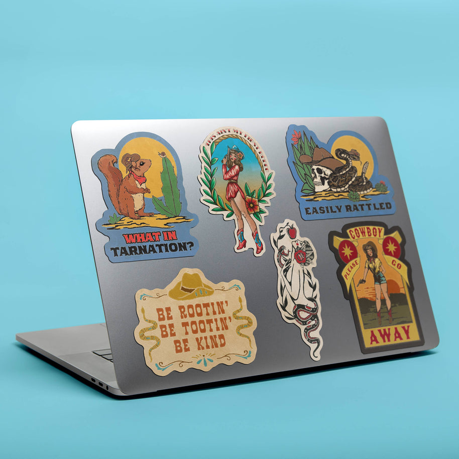 Skunk Cowboy Sticker