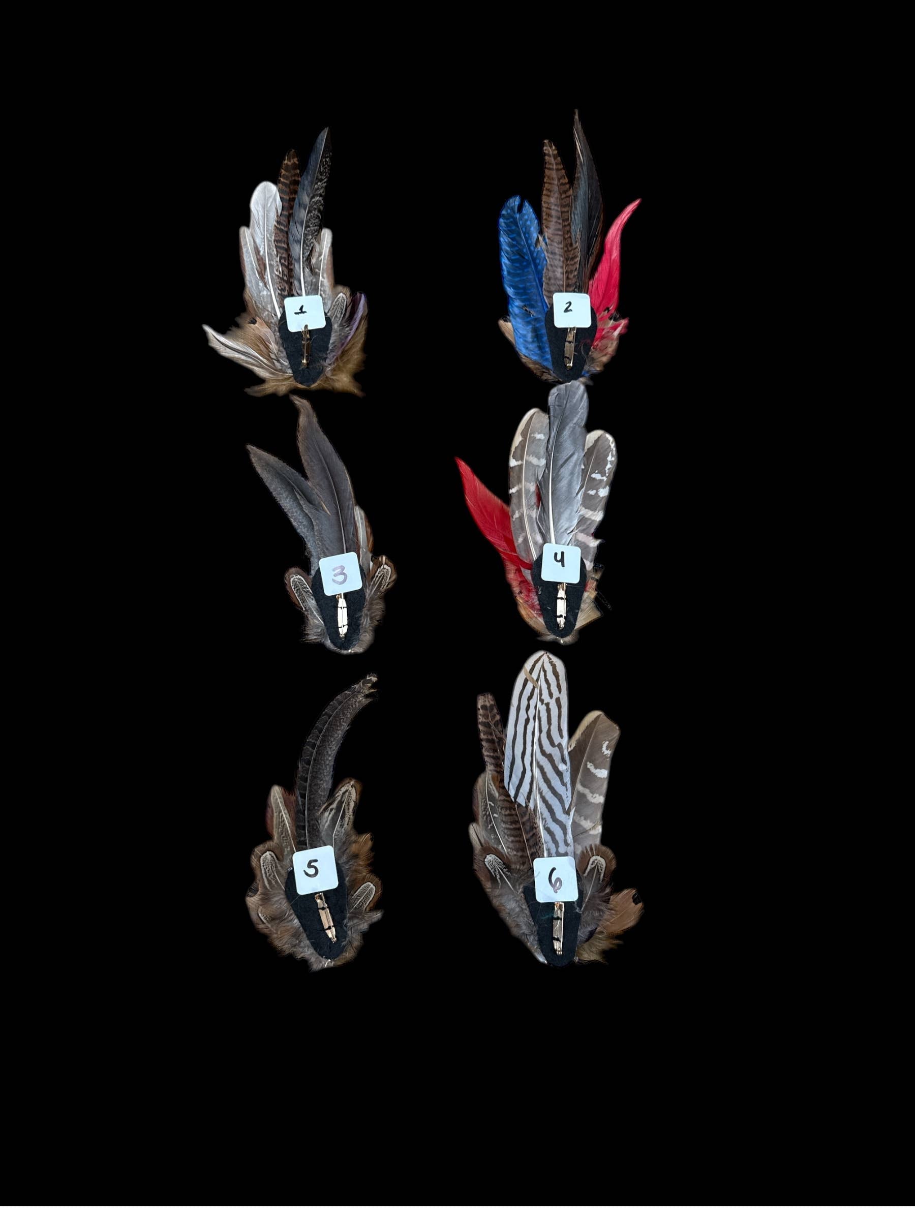 Decorative Side Hat Feathers