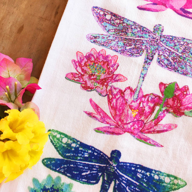 Dragonfly Trio Kitchen Tea Towel