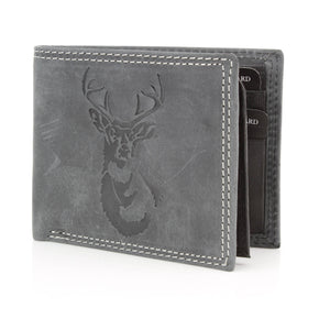 Men’s Bi-Fold Wallet with Deer