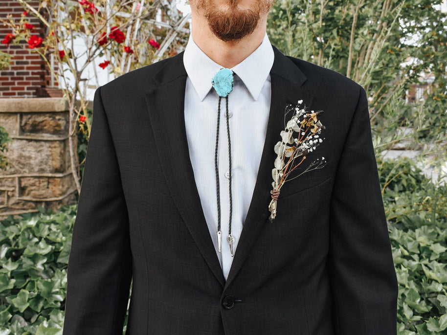 Handmade Turquoise Bolo Tie