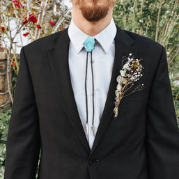 Handmade Turquoise Bolo Tie