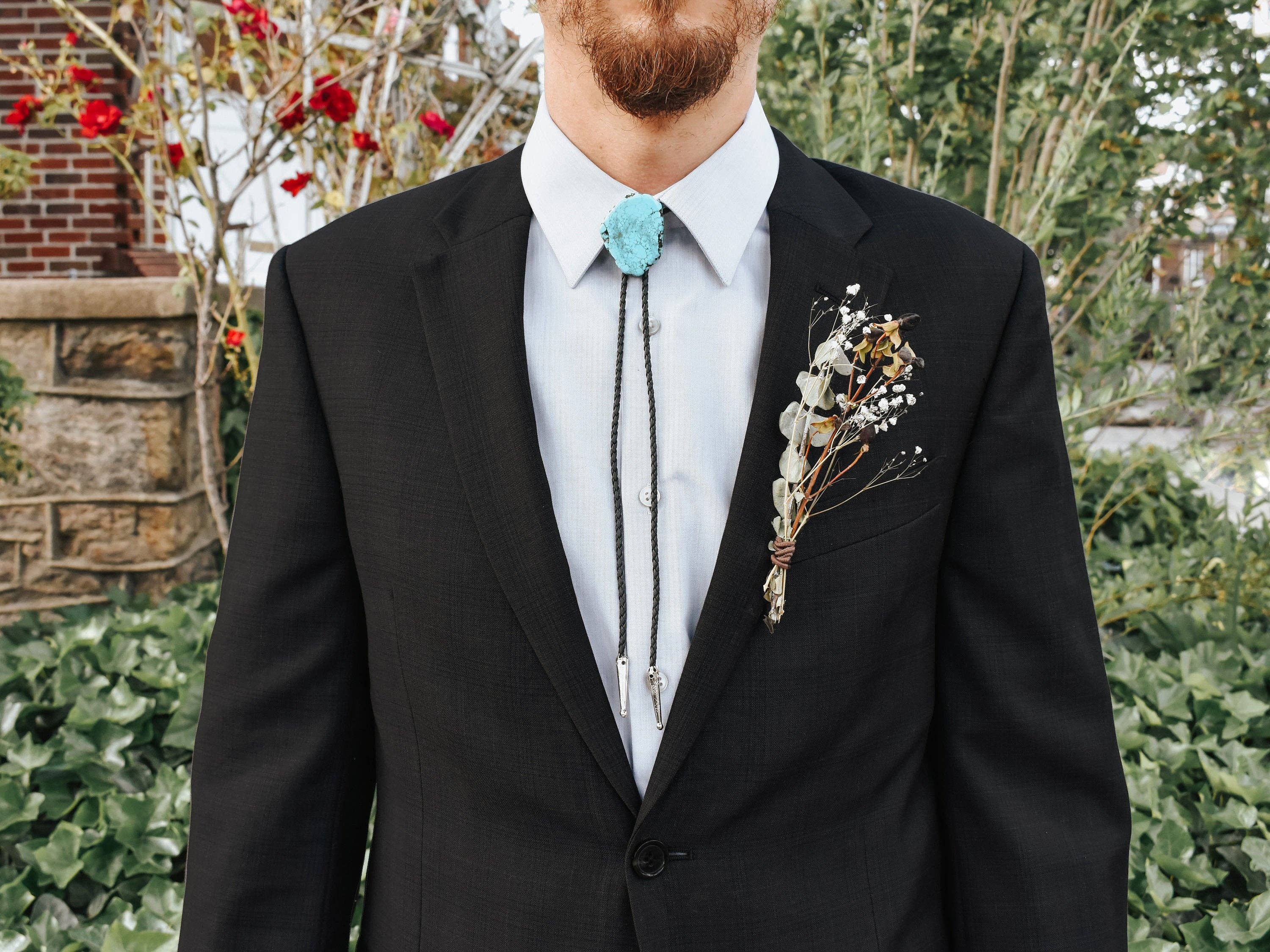 Handmade Turquoise Bolo Tie