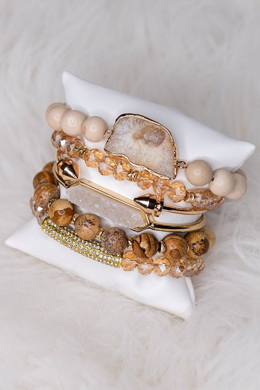 Aspen Bracelet Set Jasper