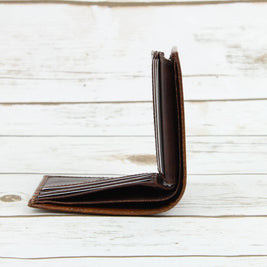 Tooled Leather Men's Wallet, Tan