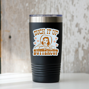 Suck It Up Buttercup Sticker - cowgirl, western, cowboy