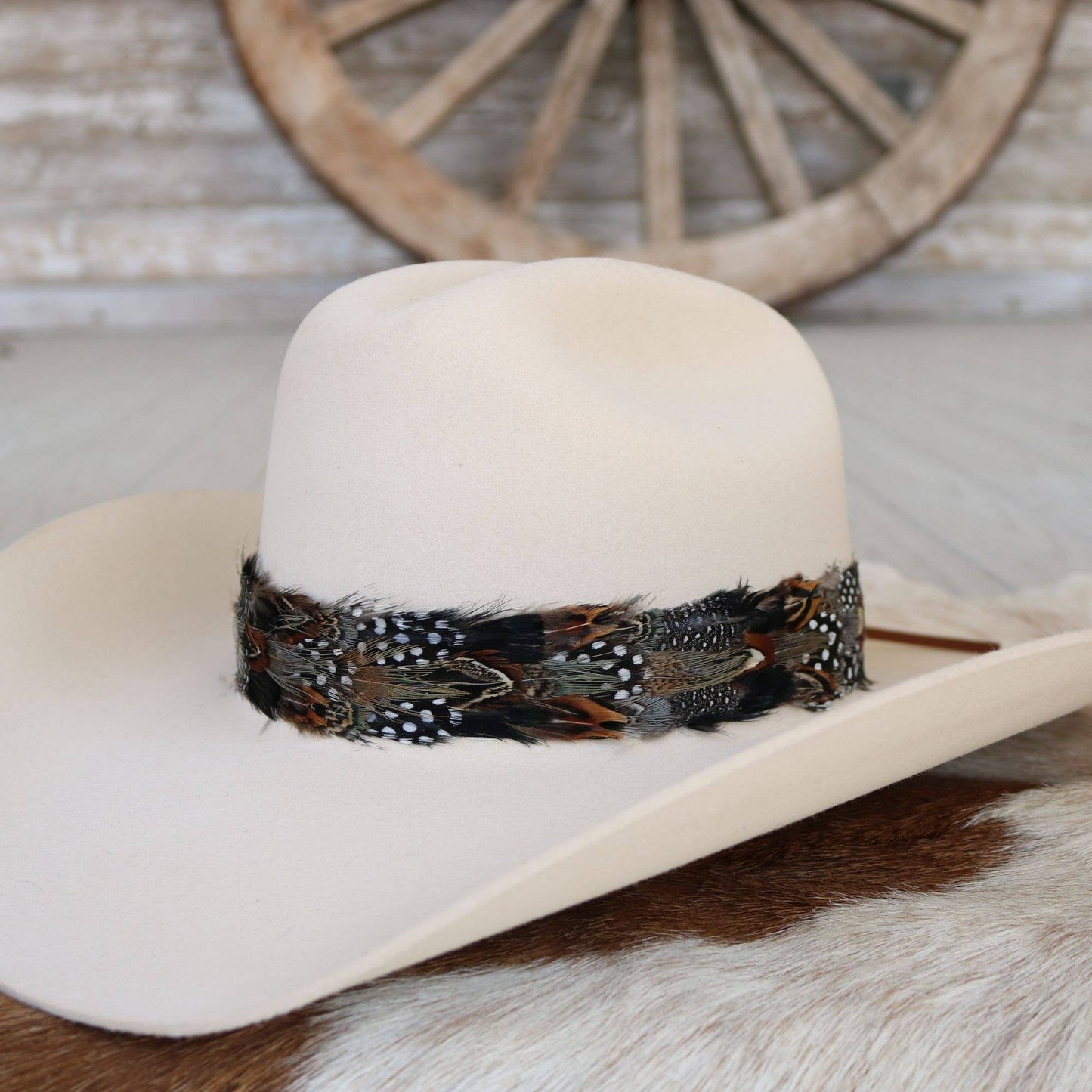 Western Feather Falcon Hat Band